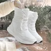 Bottes Femmes bottes hiver blanc botte de neige Style court supérieur antidérapant qualité peluche Botas Invierno plate-forme chaussures botas mujer 2020 Q231012