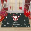Juldekorationer Julintrång Mattmatta julgran Santa tryck matta heminredning vardagsrum matta badrum icke-halkgolvmatta