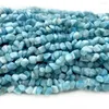 Loose Gemstones Veemake Genuine High Quality Blue Larimar Grand Nugget Free Form Chip Beads 07485