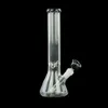 Hookahs Glass Bong Paling Akcesoria 12 '' Clear Style Dab Rig Rig Water Rure Bongs Tobacco z miską shisha