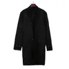 Herrjackor herr jacka fleece coat frock zip tryck outwear ups dräkt svans gotiska rockar praty tum