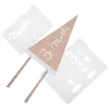 Papéis de parede Pennant Props Triângulo Banner DIY Decoração Nordic Meses Dias Sinal Bunting Baby Suprimentos Bandeira O