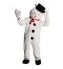 2024 Performance sur scène Costume de mascotte de bonhomme de neige Halloween Noël Fantaisie Fête Personnage de dessin animé Costume Adulte Femmes Hommes Robe Carnaval Unisexe Adultes