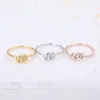 2016 New Arrival Min 1pc-gold silver rose gold Infinity Knot Ring Heart knot rings for women EY-R022248j