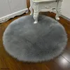 Carpets 30*30CM Soft Artificial Sheepskin Rug Chair Cover Bedroom Mat Wool Warm Hairy Carpet Seat Textil Fur Area Rugs 231010