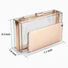 Bakken Fashion Bag Tote Dames Acryl Clear Purse Leuke transparant crossbody Lucite Zie door handtassen avondkoppelingsevenementen Stadium goedgekeurd 221124