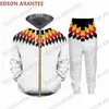 Herrspårsräder Retro Tyskland Herr JOGGERS TRACKSUT SETS Vintage Deutschland 3Dprint Jacket/Hoodie/Sweatshirt Top Pants Sport Set Custom S-7XL 231011