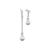 Dangle Earrings Long Luxury Imitation Pearl Silver 925 Jewelry Ol Style Piercing Tassel Gold Accessories For Women Aesthetic Party Gift