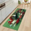 Christmas Decorations Christmas decorative Santa pattern carpet living room study room restaurant kitchen non -slip floor mat rugs