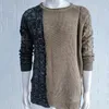 Herrenpullover, modisch, lässig, langärmelig, Slim-Fit, Basic-Strickpullover, Pullover, männlich, runder Kragen, Herbst-Winter-Tops