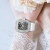 Wristwatches Haofa Automatic Watches For Ladies Gypsophila Case Double-sided Hollow Women's Watch Sapphire Luminous Waterproof Fashion 1909L