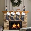 Décorations de Noël Lettrage sur le stockage de lettres de flocon de neige basses grande capacité décoration de maison festive durable