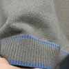 سترات الرجال 2023 سترة التباين هندسة طباعة مخططة الرجال المحبوكين سحب homme o-neck pullover لون الشتاء العلامة التجارية الشتوية