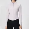 Active Shirts Women Tight Sport Yoga Coat Zip Long Sleeve Fitness Gym Cycling Women's Spring Jacket Running Workout Clothes Activewear