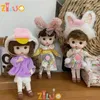 Bambole 112 Bjd Doll Ob11 12 cm Mini Principessa Dress Up Carino 20 Giunti Mobili per Ragazze Bambini Munecas Giocattoli Regali Giocattolo 231011