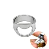 Rvs Bier Bar Tool Vinger Ring Flesopener Bierfles Gunsten Keuken Bar Gereedschap Accessoires voorraad