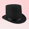 Berets Hat For Roaring 20s Party Magician Victorian Era Costume Black Headpiece Men Dress Accessory