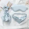 Party Decoration 2023 Silk Eye Mask Set brudtärna gåvor Silky Satin Pannband Bröllopsdekorationer Bruddusch Bachelorette