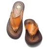 Chinelos dos homens flip flops verão casual sandálias masculinas plataforma de couro luz ao ar livre sapatos de praia interior esportes de luxo plana