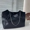 Grande bolsa de ombro feminina de couro preto tamanho grande casual sacola qualidade náilon crossbody bolsa feminina viagem shopper bolsa