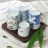 Coffee Pots Japanese Pastoral Ceramic Tea Cup Cherry Blossom Drinking Water Home Set Hand-painted Round Bowl 225ml