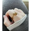 Rings CLNE Designer Luxury Fashion Women Gold Knot Ring Light Luxury Simple And Generous Perfect For Girls' Holiday Gifts