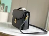 10a top echt leer luxe designer tas pochette metis schoudertassen crossbody ontwerpers tote vrouw handtas dames handtassen Old Flower Lock Postman Bag