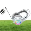 Headphones with Microphone for PC Controller Bass Surround Laptop Games Noise Cancelling Gaming Headset Flash Light Video game 7.1 6316019