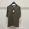 T-shirt da uomo Europa T-shirt estiva da uomo Solid Loose O Neck CP Cotton Manica corta Single One Lens Youth Student C