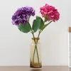 Dekorativa blommor heminredningar hortensia siden för bröllop brud baby shower livtro mittpiece blommor konstgjorda