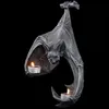 Bougeoirs Chauve-souris mur photophore Halloween chandelier chauve-souris Statue jardin suspendu chandelier lumière jardin maison Halloween décoration 231010