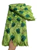 2023 Alta Qualidade Bordado Corda Poliéster Cord Lace Guipure Tecido Costura Artesanato Mulheres Africanas Vestidos 5 Metros Festa de Casamento Multicolor Nigeriano Lady Vestido YQ-1095