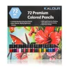 Crayon 72 pçs conjunto de lápis artista série macia chumbo livro para colorir esboçar desenho arte ecole fourniture material escolar 231010