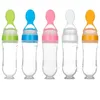 Tasses, plats, ustensiles, cuillère pour bébé, biberon, compte-gouttes, cuillères en Silicone pour l'alimentation des médicaments, enfants en bas âge, couverts, ustensiles pour enfants, accessoires né 231006