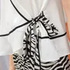 Casa roupas zebra impressão conjunto de pijama feminino 2 pçs seda spaghttei cinta senhoras verão pijama terno com decote em v cetim calças compridas pijamas