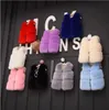 Waistcoat Baby girl fur vest Faux Fur baby outwear Waistcoats Girls Autumn Fashion Solid Color Vests 11 colors available 231010