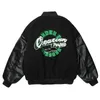 Vintage vintage varsity jassen voor heren voor mannen Punk Gothic Coats Borduurwerk Hip Hop Haruku Baseball Jas