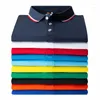 Polos para hombres Kaising Polo transpirable de verano Logotipo personalizado Impresión de bordado Diseño personal Marca Texto Imagen Hombres y mujeres Tops 10 colores