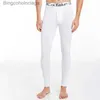 Men's Thermal Underwear Men Long Johns Thermal Skin-Friendly Underwear Winter Warm Long Pants Soft Elastic Large Size Leggings Comfortable TightsL231011