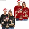 Felpe con cappuccio da donna Felpe 40 # Felpa natalizia con stampa 3D Felpa natalizia a pois natalizia Pullover abbinata alla famiglia Top O Collo Felpe oversize a maniche lunghe per la famigliaL231011