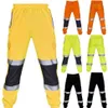 HI-VIS-SICHTBARKEIT ÜBER HOSE REFELECTIVE SICHERHEIT ARBEITSKLEIDUNG JOGGINGHOSE1319u