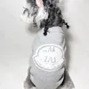 Märken hundkläder tröja hund katt tryck pullover stickkläder schnauzer bichon corgi teddy husdjur stickad tröja