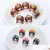 Other Arts And Crafts Chinese Style Peking Opera Facial Makeup Rings Female Ethnic Styles Index Finger Ring For Women Operas Mask Jewe Dh1Zw