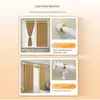 Storage Holders Racks Adjustable Long Curtain Rod Metal Clothes Hanging Pole Shower No Punching Balcony Drying Rack Support Extendable 231010