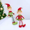 Świąteczna lalka elf 65 cm noga xmas okno