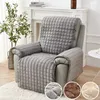 Chair Covers 123 Seater Recliner Sofa Cover Flannel Armchair Case Plush NonSlip Relax Lazy Boy Slipcovers Home Decor 231011