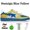 أحذية SK8 غير الرسمية STA Low Court Shoes Nigo الاستحمام القردة