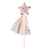 Fata Glitter Bacchetta magica con paillettes Nappa Bomboniera per bambini Ragazze Principessa Dress-up Costume Scettro Gioco di ruolo Borsa regalo per le vacanze di compleanno