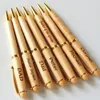 Christmas Decorations Personalized Custom Maple Wood Handle Ballpoint Pen Signature Business Office With Box Wedding Gift 231011