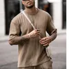 Survêtements pour hommes Mode Arrivée Street Print T-shirt Tendance Été À Manches Courtes Casual Hommes Vêtements Ensembles